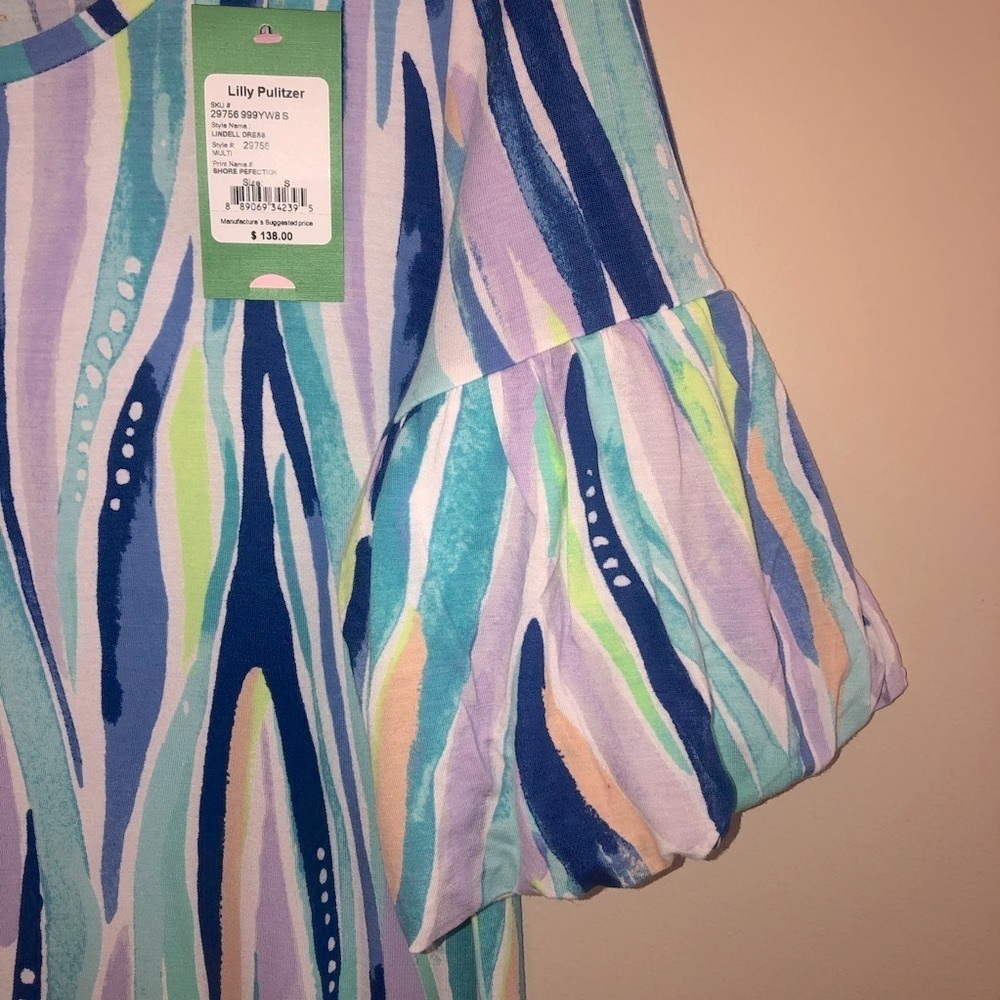 NWT Lilly Pulitzer Shore Perfection Lindell Dress - Picture 3 of 5